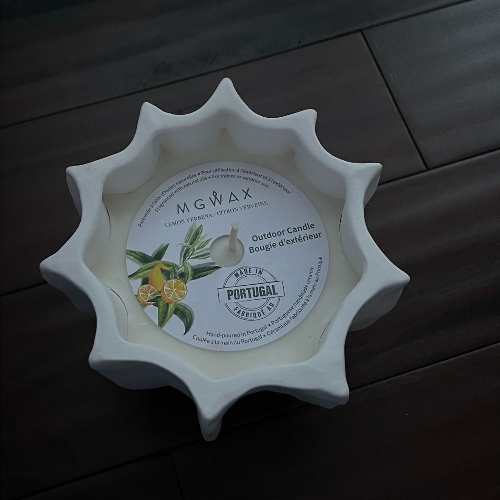 NEW MGNAX White Candle!